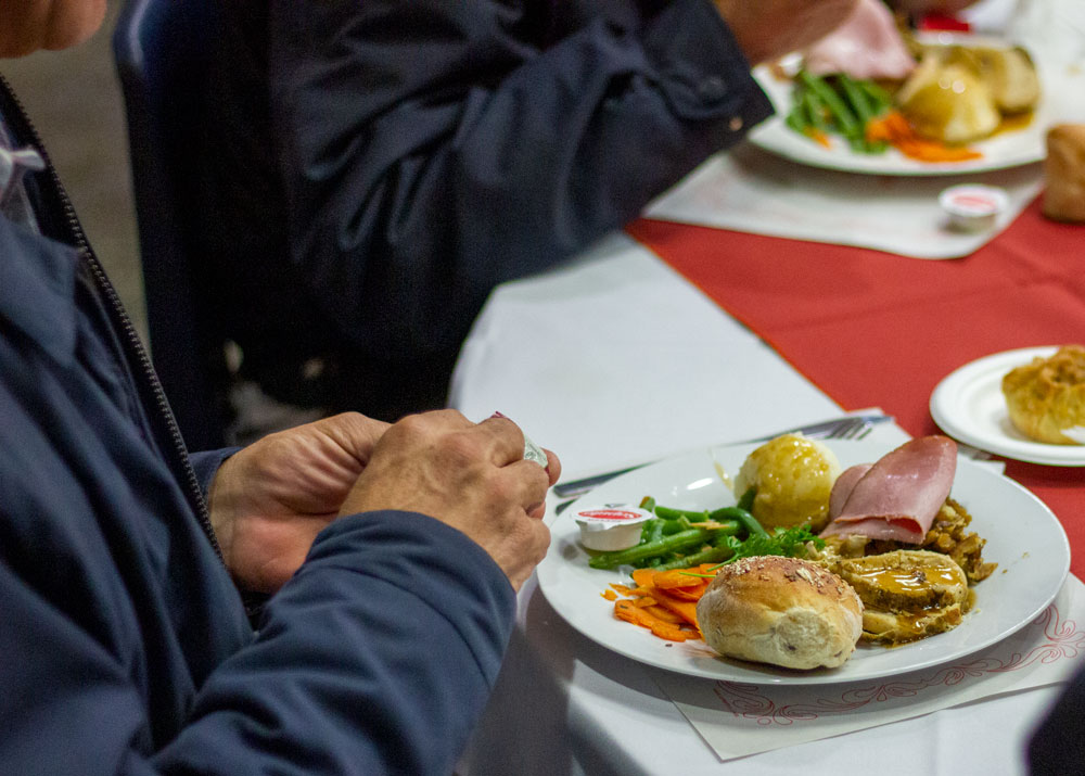 Wharfside thanksgiving menu