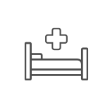 Icon representing a hospice.